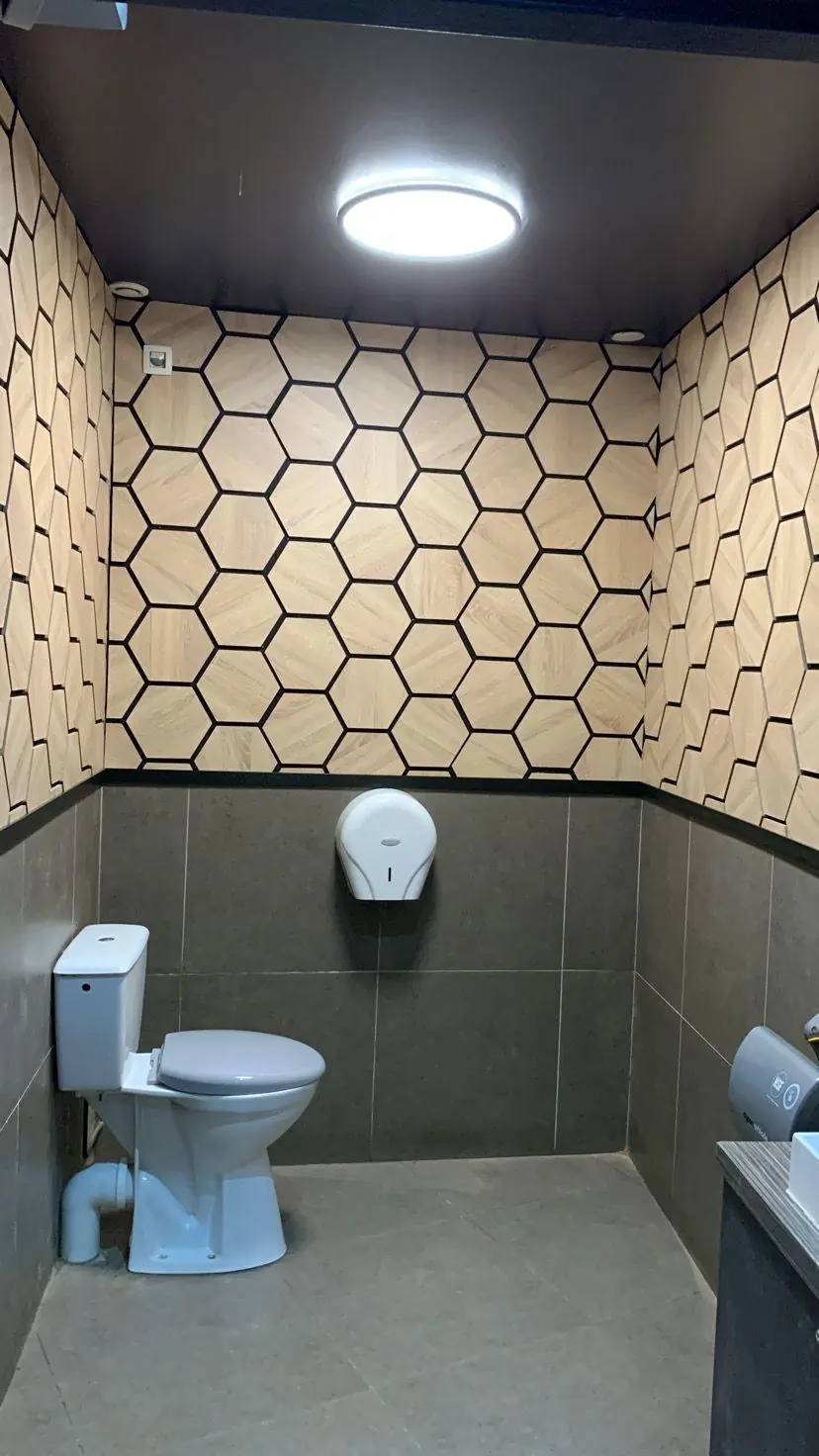 Atlantik Çam Jr Hexagon Akustik Panel 87x57 cm-2