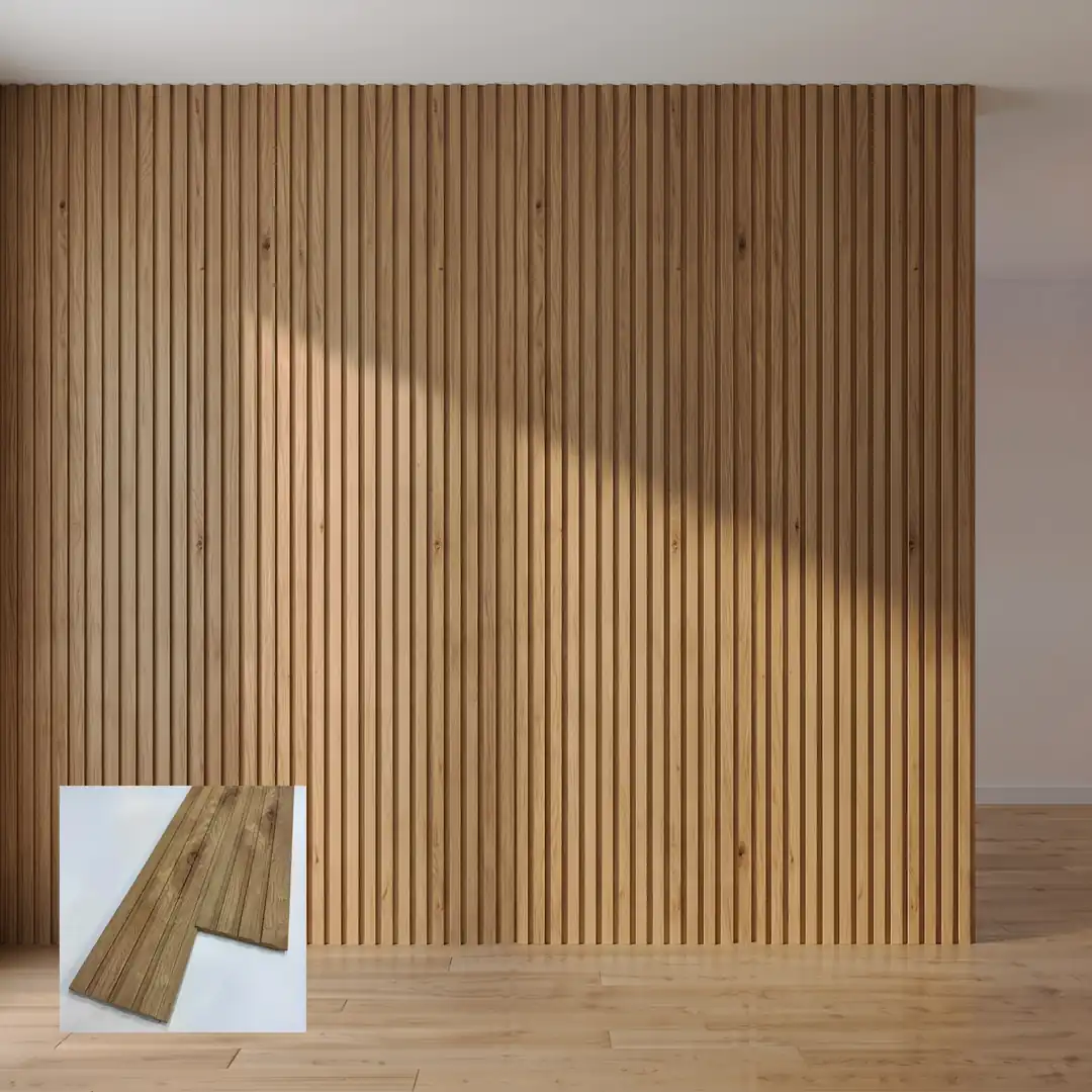 Tetra 15x280 cm Meşe  Mdf Duvar Paneli
