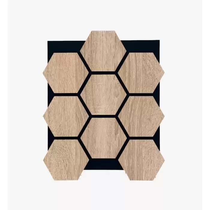 HEXAGON - ALTIGEN AKUSTİK DUVAR PANELİ SONOMA