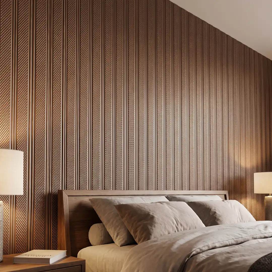 12x280 cm DELUXE GOLD-GRİ POLİMER DUVAR PANELİ-2