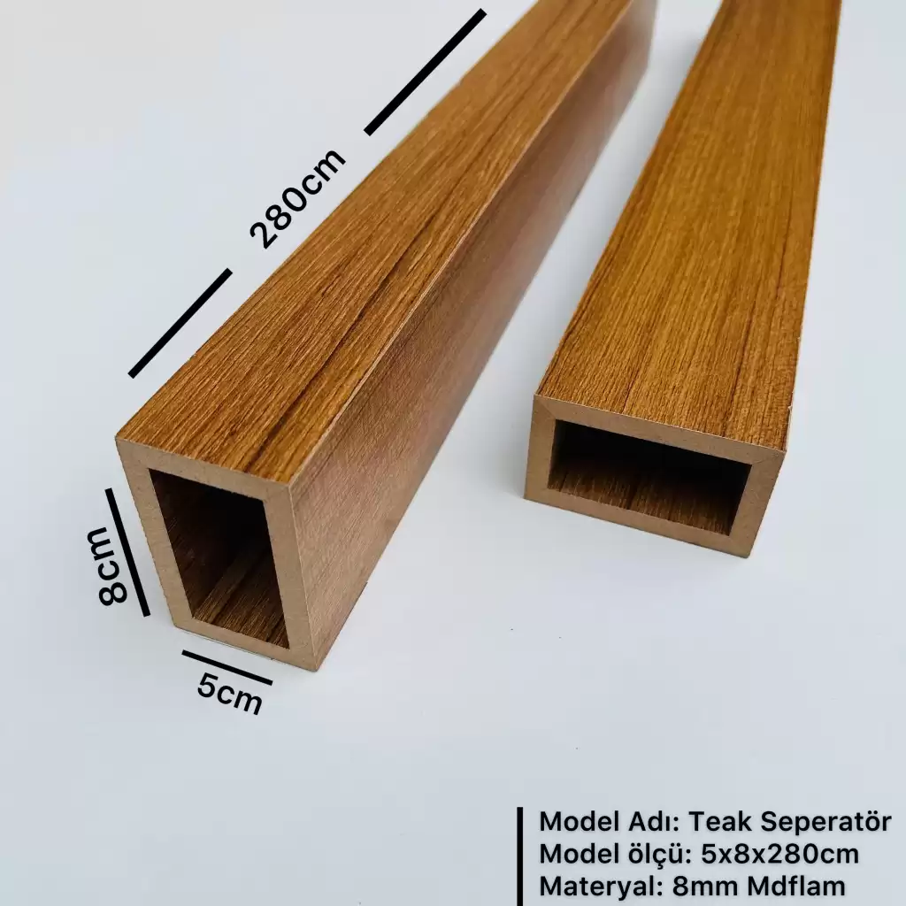 5x8x280 cm Seperatör