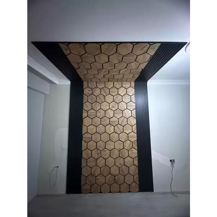 HEXAGON - ALTIGEN AKUSTİK DUVAR PANELİ SONOMA-2