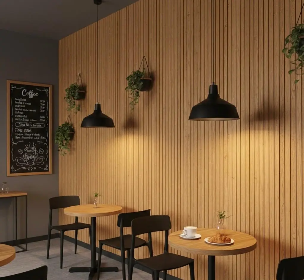Nostalji Meşe Mdf Lambri Duvar Paneli 25cmx280cm-2