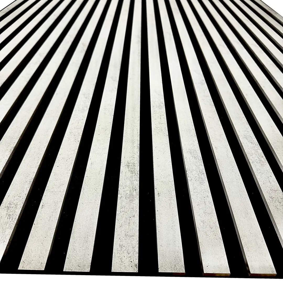 100x275 cm Beton Gri  Akustik Slim Duvar Paneli -2